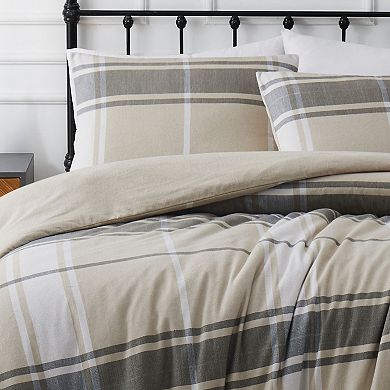 Truly Soft Preston Plaid Flannel Comforter Set with Shams