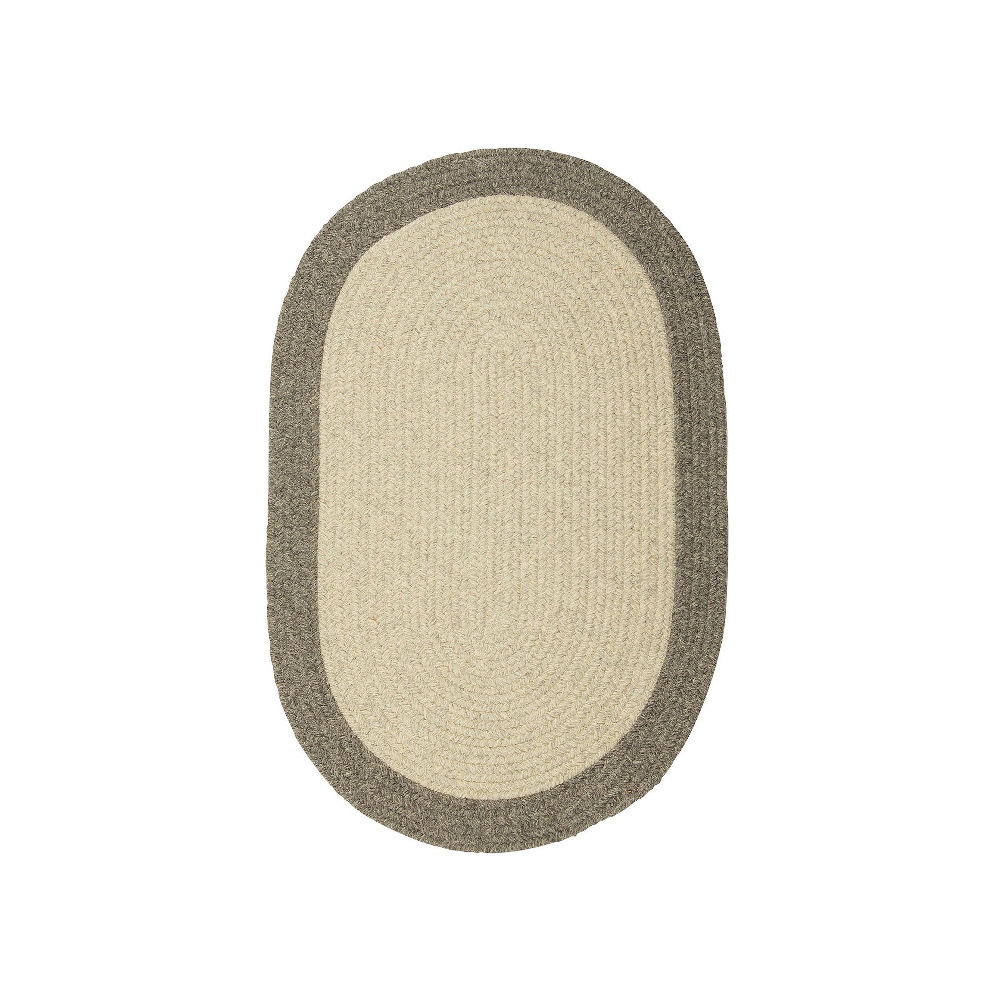 Colonial Mills Hudson Reversible Wool Rug, Light Gray