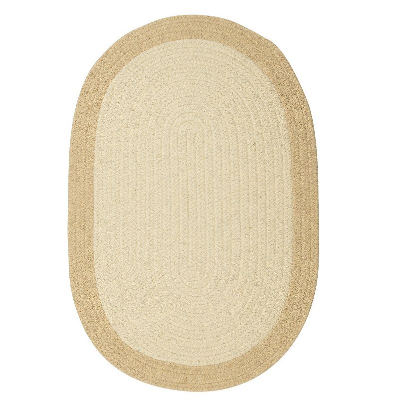 Colonial Mills Hudson Reversible Wool Rug, Beig/Green, 4X6 Ft