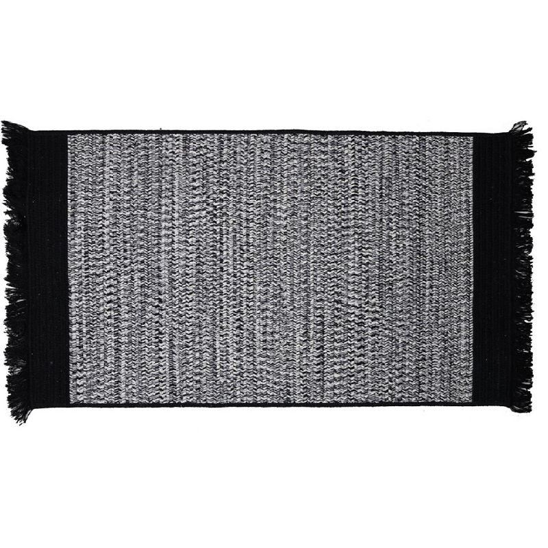 Colonial Mills Santa Cruz Reversible Wool Rug, Black, 6X8 Ft