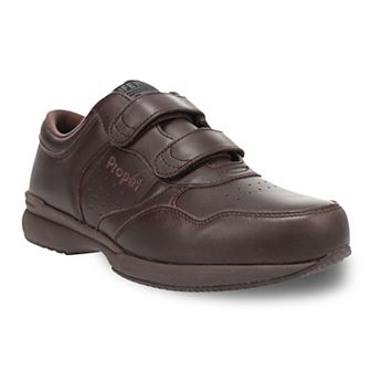 Propet LifeWalker Men's Leather Strap Sneakers