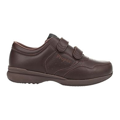Propet LifeWalker Men's Leather Strap Sneakers