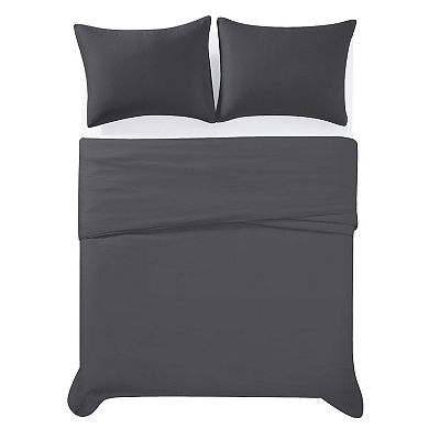 Christian Siriano New York® 300 Thread Count Cotton Sateen Duvet Set with Shams