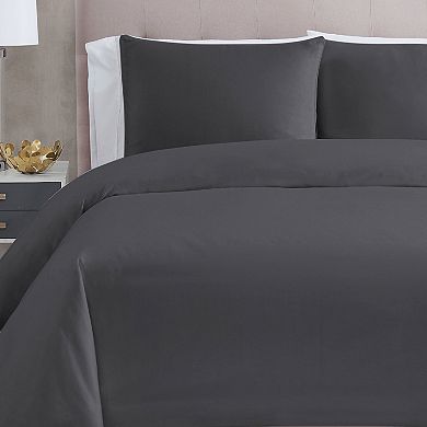 Christian Siriano New York® 300 Thread Count Cotton Sateen Duvet Set with Shams