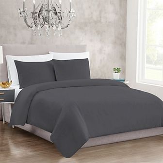 Christian Siriano New York® 300 Thread Count Cotton Sateen Duvet Set with Shams