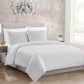 Christian Siriano New York® 300 Thread Count Cotton Sateen Duvet Set with Shams