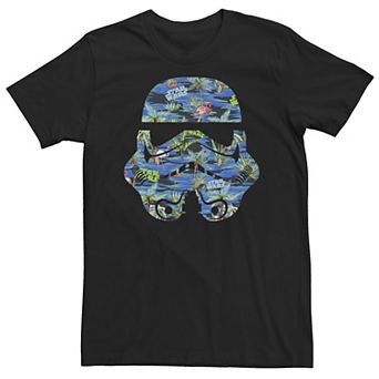 Big & Tall Star Wars Stormtrooper Hawaiian Print Helmet Tee