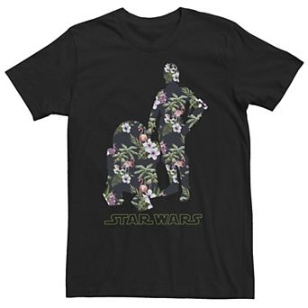 Big & Tall Star Wars Droid Tropical Silhouette Fill Tee