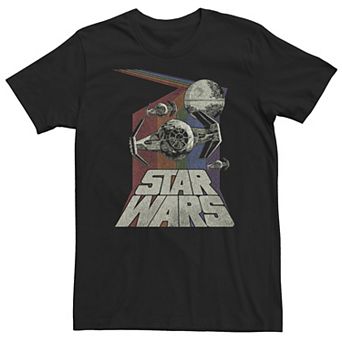 Big & Tall Star Wars TIE Fighters Incoming Rainbow Tee