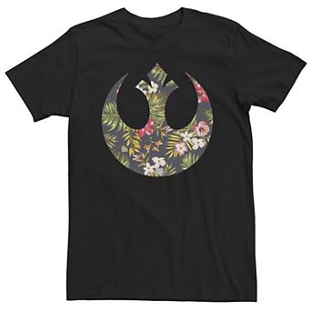 Big & Tall Star Wars Rebel Alliance Floral Print Tee