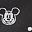 Mickey Dot Black