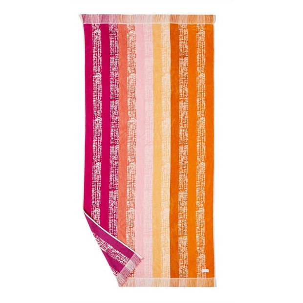 Koolaburra by UGG Shibori Plaid Towel, Bath Sheet, Hand Towel or