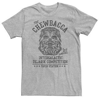 Big & Tall Star Wars Chewbacca Dejarik Competition Poster Tee