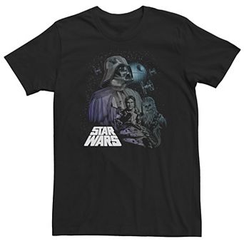 Big & Tall Star Wars Dark Empire Group Logo Tee