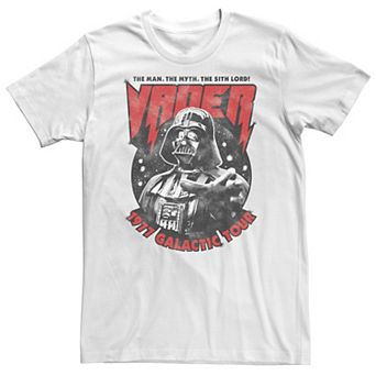 Big & Tall Star Wars Darth Vader 1977 Galactic Tour Poster Tee