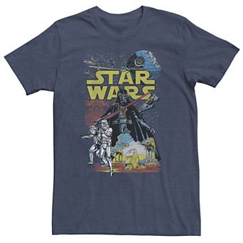 Big & Tall Star Wars Rebel Classic Poster Tee