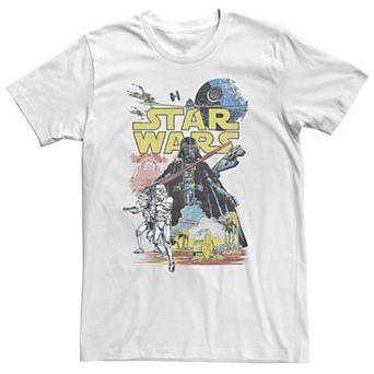 Big & Tall Star Wars Rebel Classic Poster Tee