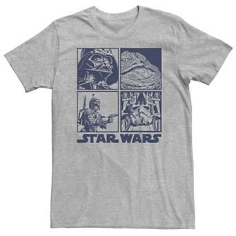 Big & Tall Star Wars Bad Guy Box Up Tee