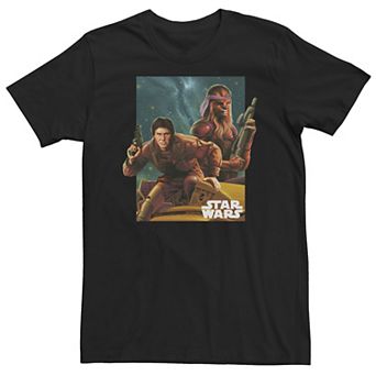 Big & Tall Star Wars Han Chewie Universe Artwork Tee