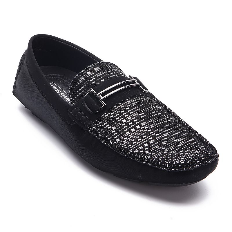 30745159 Aston Marc Mens Driving Loafers, Size: 10, Silver sku 30745159