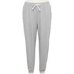 Kohl's Brand SO JUNIORS ZIP TOP (M) & PANTS (S) GRAY ACTIVE SET