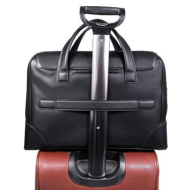 McKleinUSA Harpswell Leather 17-Inch Dual Compartment Laptop Briefcase