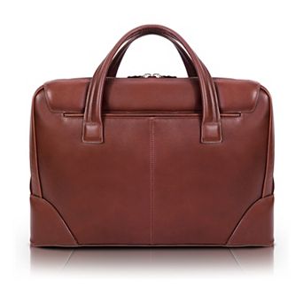 McKleinUSA Harpswell Leather 17-Inch Dual Compartment Laptop Briefcase
