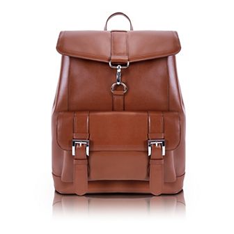 McKleinUSA Hagen Leather 15-Inch Laptop Backpack