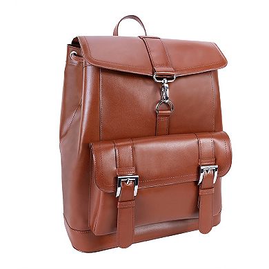 McKleinUSA Hagen Leather 15-Inch Laptop Backpack