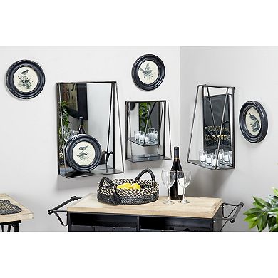 Stella & Eve Shelf Wall Mirror 3-piece Set