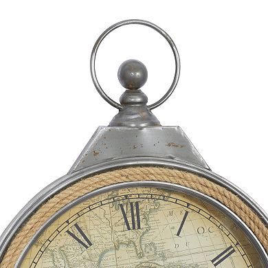 Stella & Eve Silent Iron Globe Wall Clock
