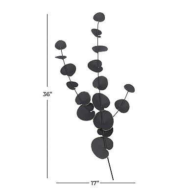 Stella & Eve 36" x 17" Iron Plant Wall Decor