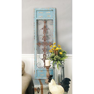 Stella & Eve Turquoise Panel Wall Decor