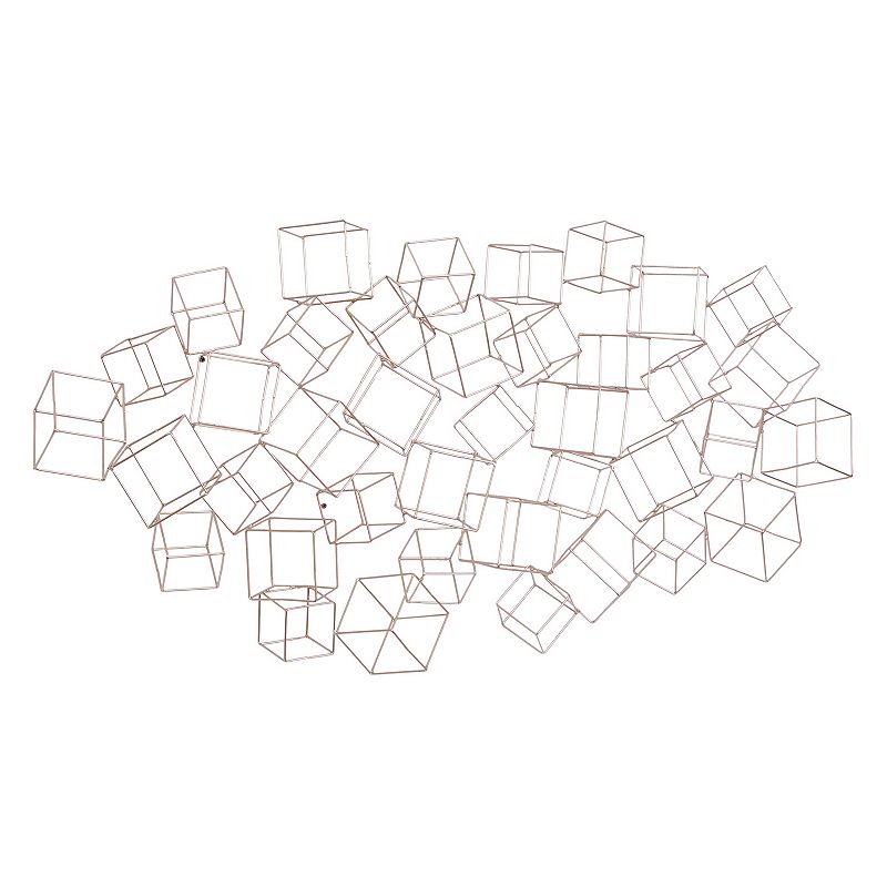 29746124 Stella & Eve Cube Wall Decor, Gold sku 29746124