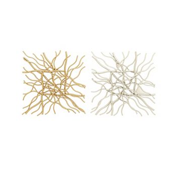 Stella & Eve Wavy Lines Wall Decor 2 pc Set