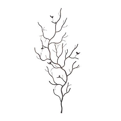 Stella & Eve Brown Iron Bird Wall Decor