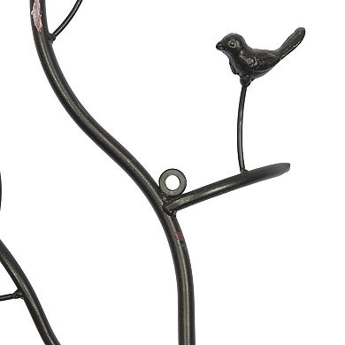 Stella & Eve Brown Iron Bird Wall Decor