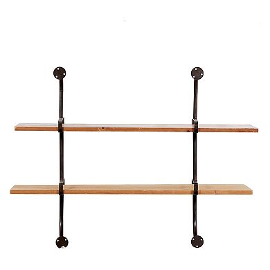 Stella & Eve Brown Fir Wall Shelf