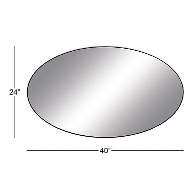 Stella & Eve Black Wood Wall Mirror