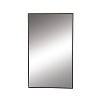 Stella & Eve Black Wood Wall Mirror