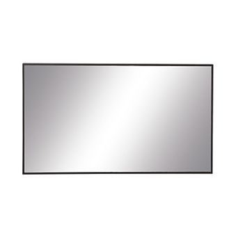 Stella & Eve Black Wood Rectangle Wall Mirror