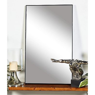 Stella & Eve Black Wood Wall Mirror