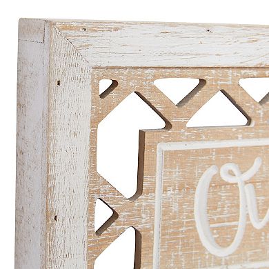 Stella & Eve Wood Wall Decor 2-piece Set