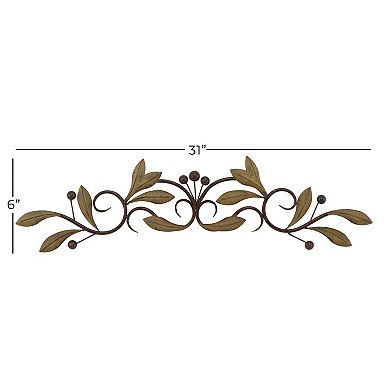 Stella & Eve Leaf Iron Wall Decor
