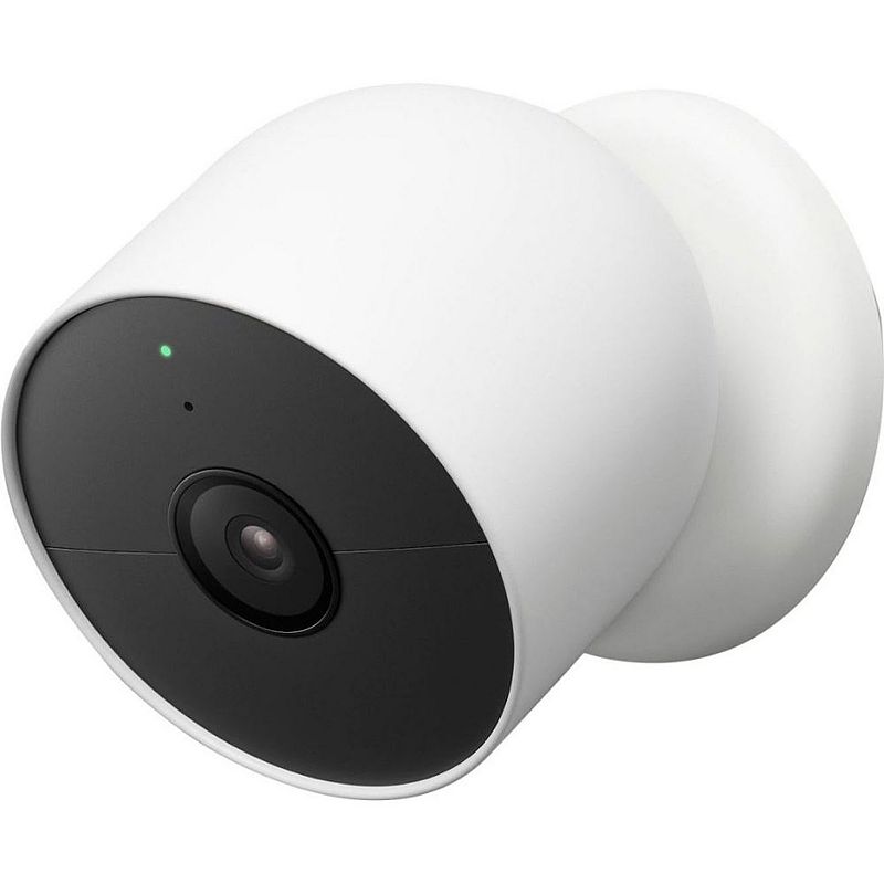 Google Nest Cam Outdoor/Indoor Security Camera with Wireless Battery - White, Snow