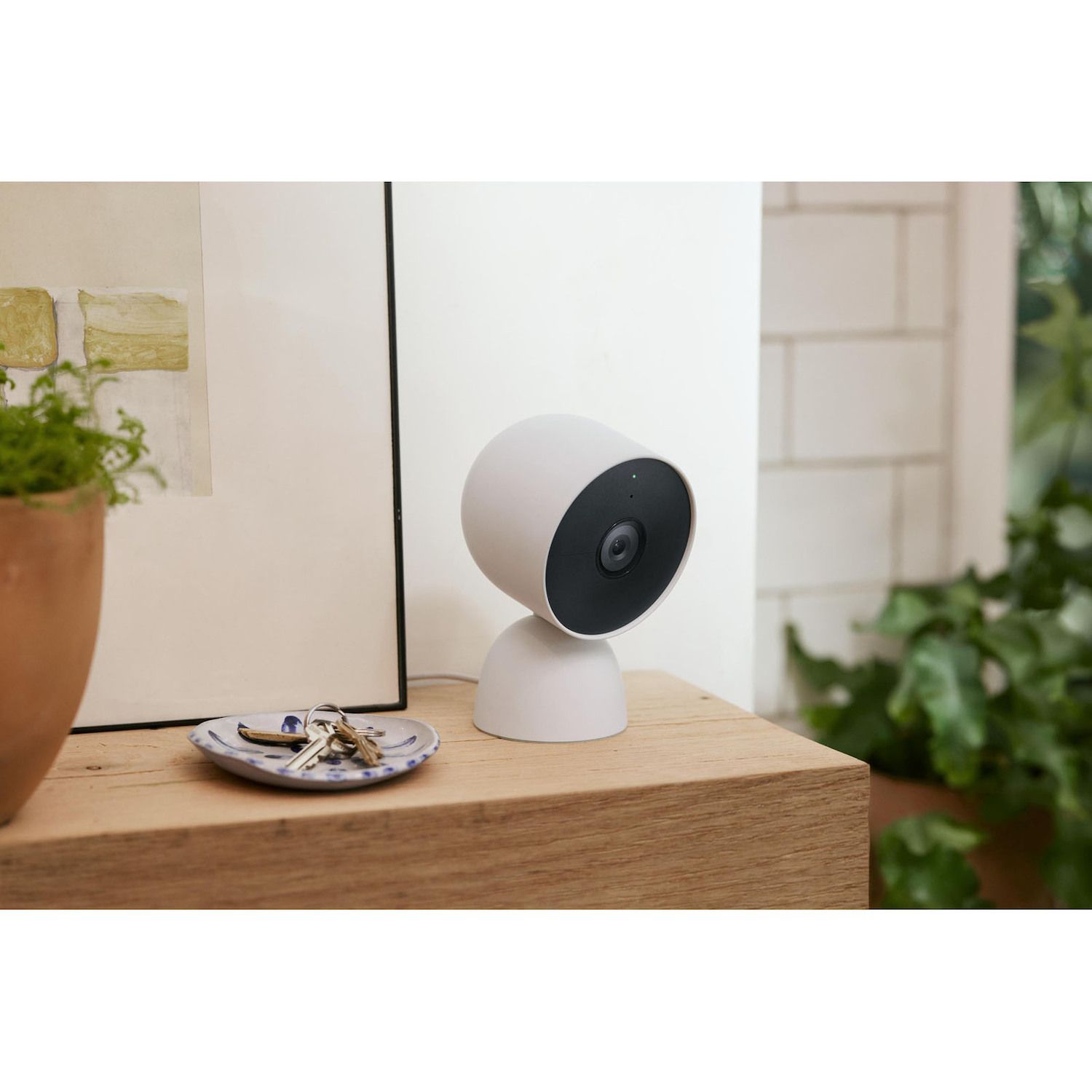 Google Nest Cam ホワイト Google Nest Cam Outdoor (wired, 2nd gen) 2K Video and Gemini 2