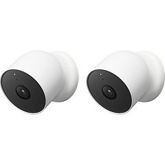 Google Nest Cam Indoor/Outdoor Security Camera with Wireless Battery - 2 Pack