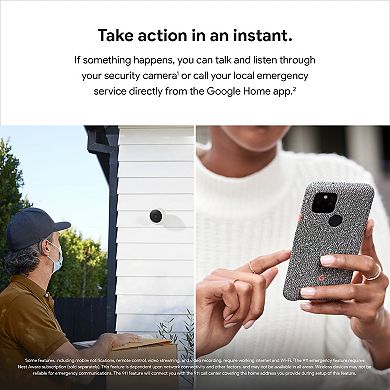 Google Nest Cam Indoor/Outdoor Security Camera with Wireless Battery