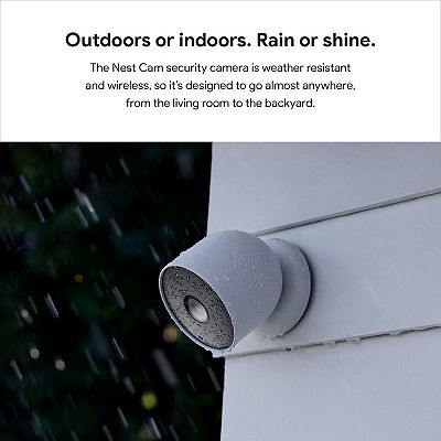 Google Nest Cam Indoor/Outdoor Security Camera with Wireless