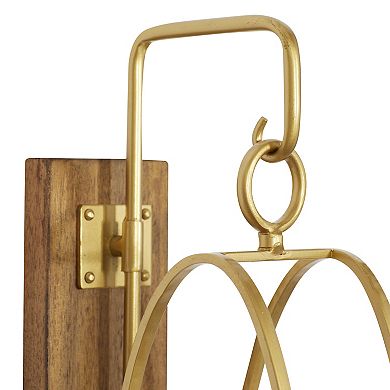 Stella & Eve Modern Brown Iron Wall Sconce